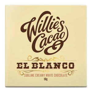 El Blanco. Creamy white chocolate. 50g bar