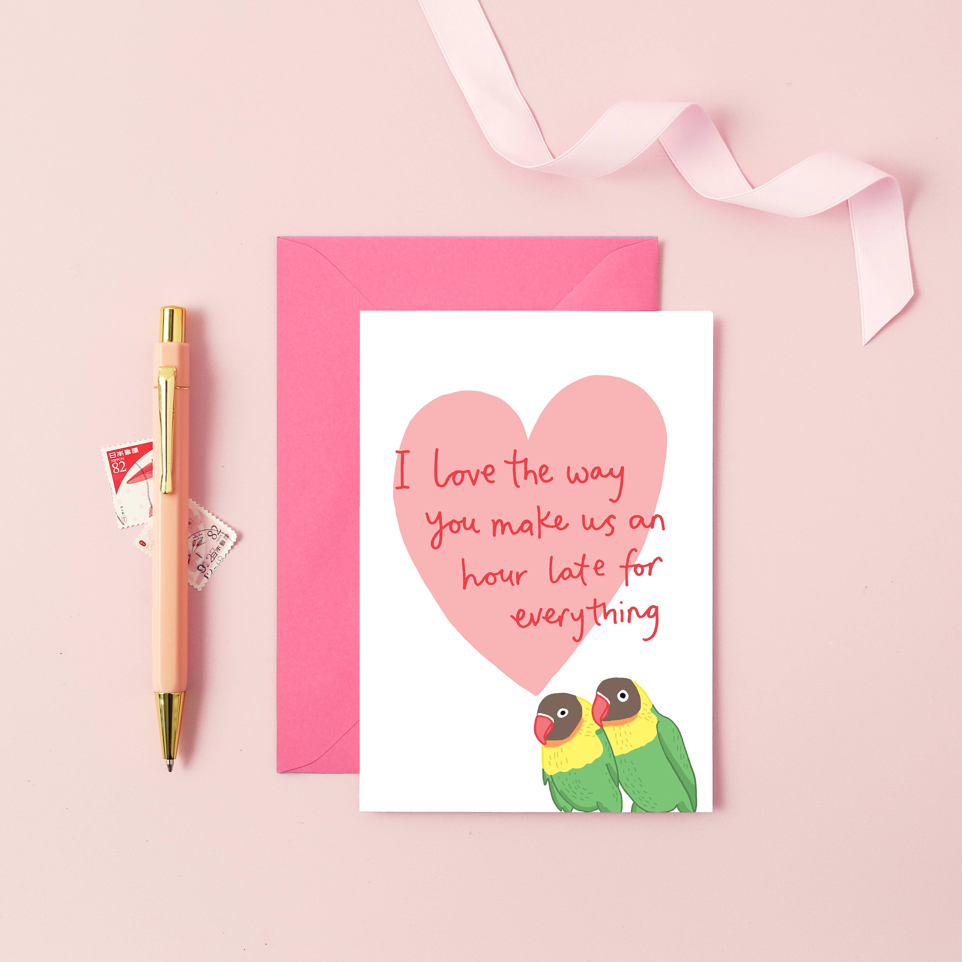 Love Birds Greeting Card | Funny Valentines Day Card