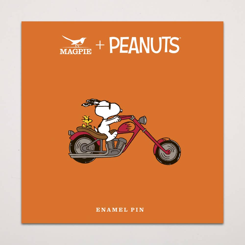 Biker Peanuts pin