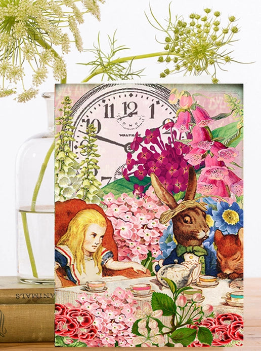 Tea Party Greeting Card by Madame Treacle