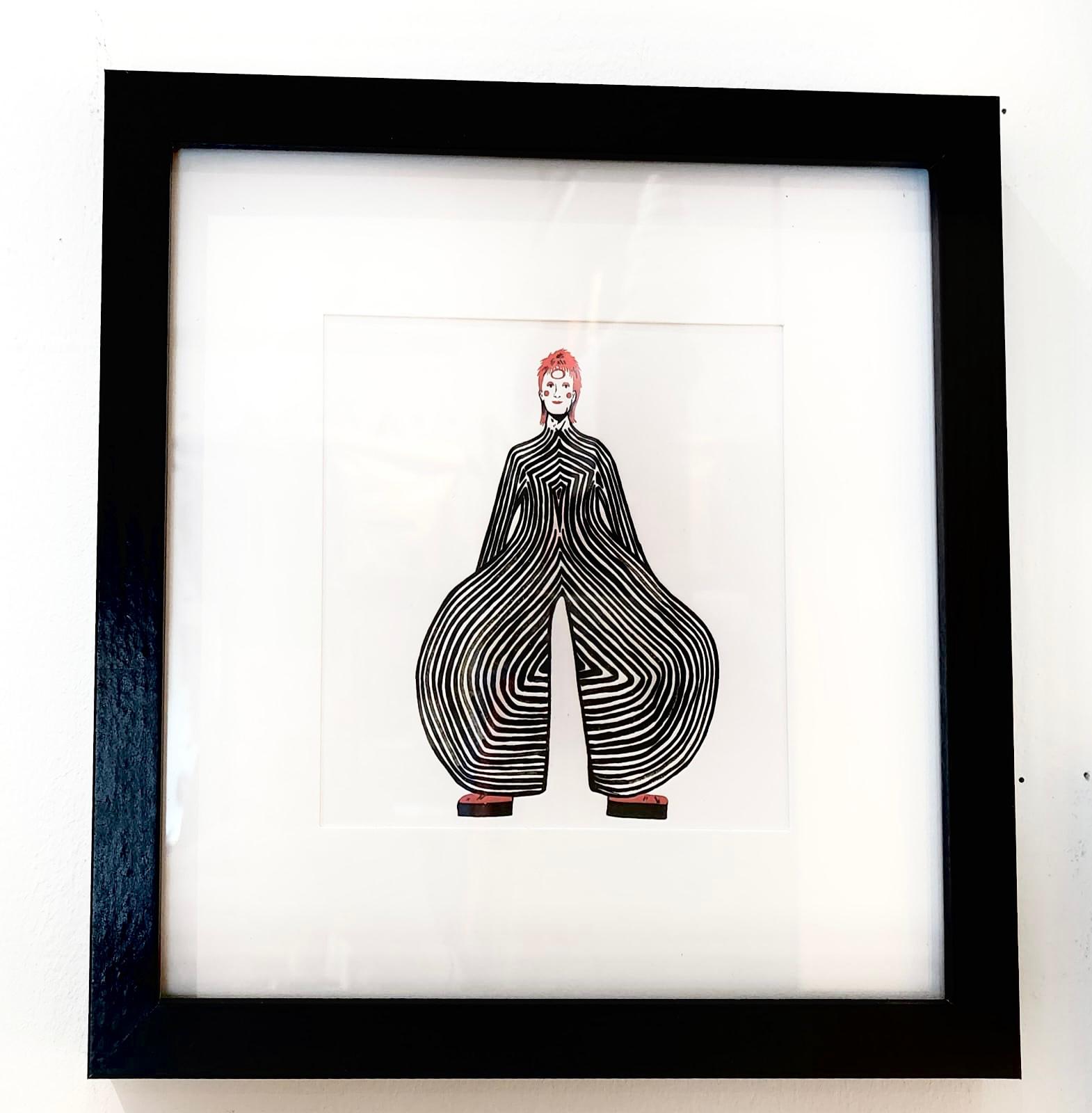 Ziggy Fashion card framed