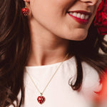 Load image into Gallery viewer, Heart Drop Earrings
