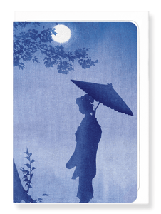 BEAUTY IN SPRING MOONLIGHT: Japanese Greeting Card