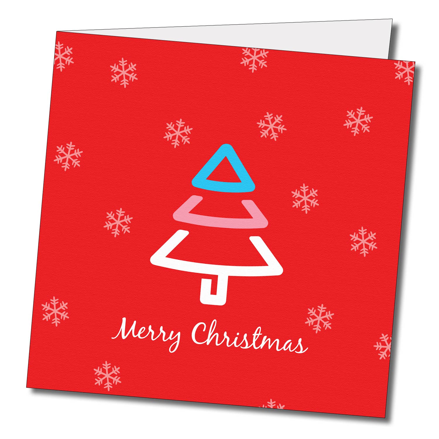 Merry Christmas Transgender Greeting card from Sent with Pride