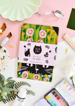 Load image into Gallery viewer, Klimt Garden Cat Tea Towel
