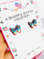 Load image into Gallery viewer, Pretty small butterfly stud earrings
