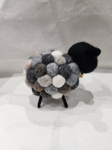 Simon Felt Wool Sheep - Mixed Gray