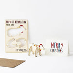 Laden Sie das Bild in den Galerie-Viewer, Pop Out Polar Bear Christmas Card
