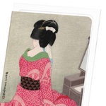 Laden Sie das Bild in den Galerie-Viewer, BEAUTY AND MIRROR: Japanese Greeting Card
