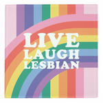 Load image into Gallery viewer, Coasters &#39;Live Laugh Lesbian Giftware&#39;: Cork
