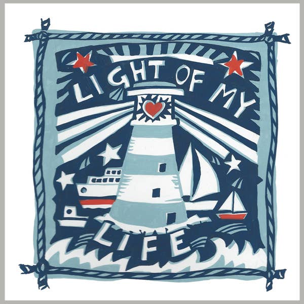 Light of My Life Greetings Card