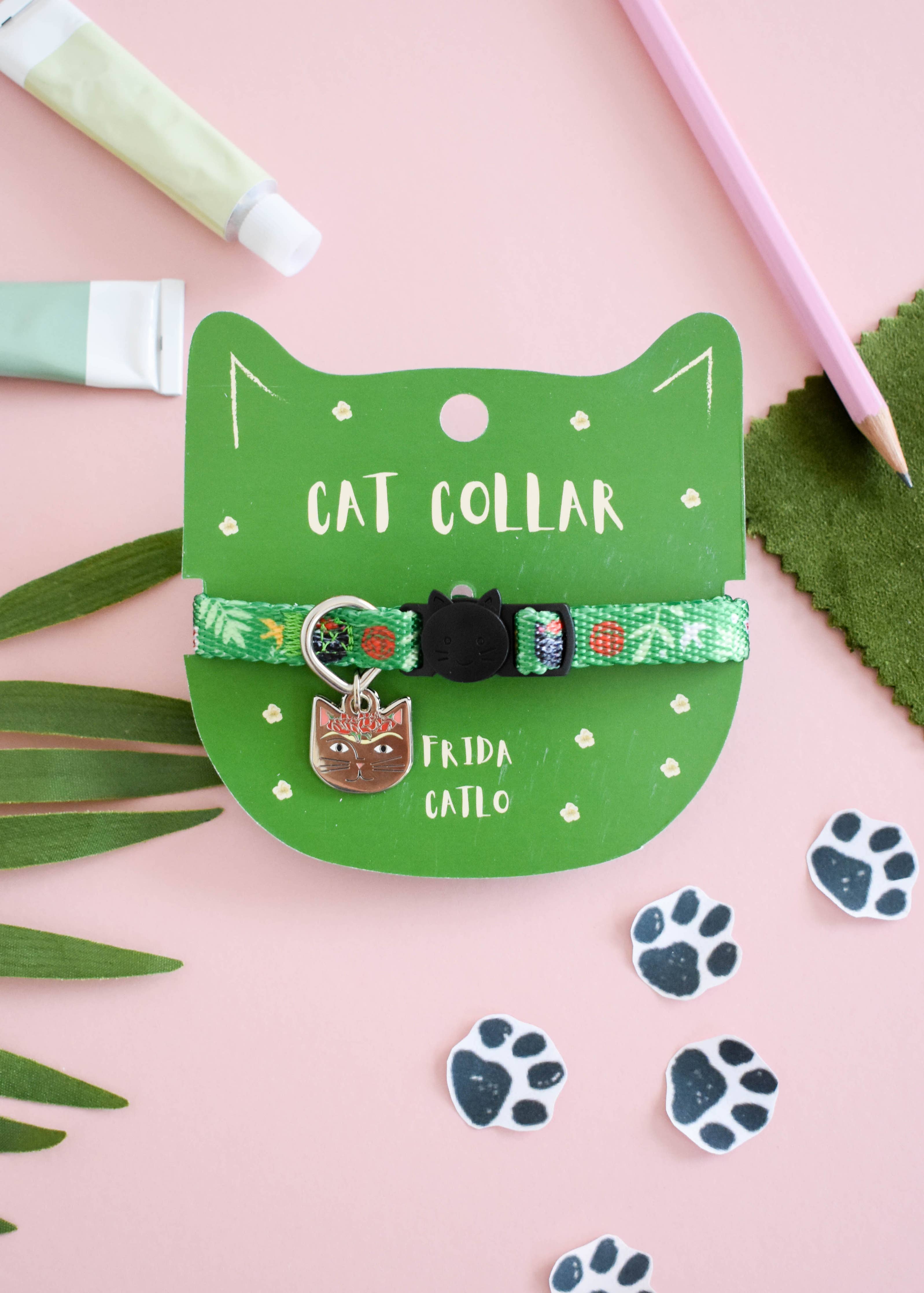 Frida Catlo Artist Cat Collar