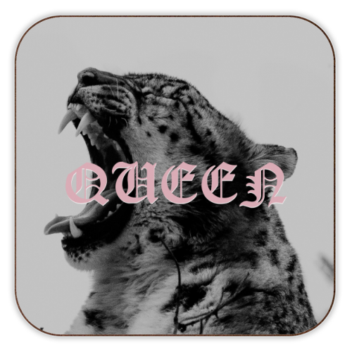 Coasters 'Queen Leopard Print Cork