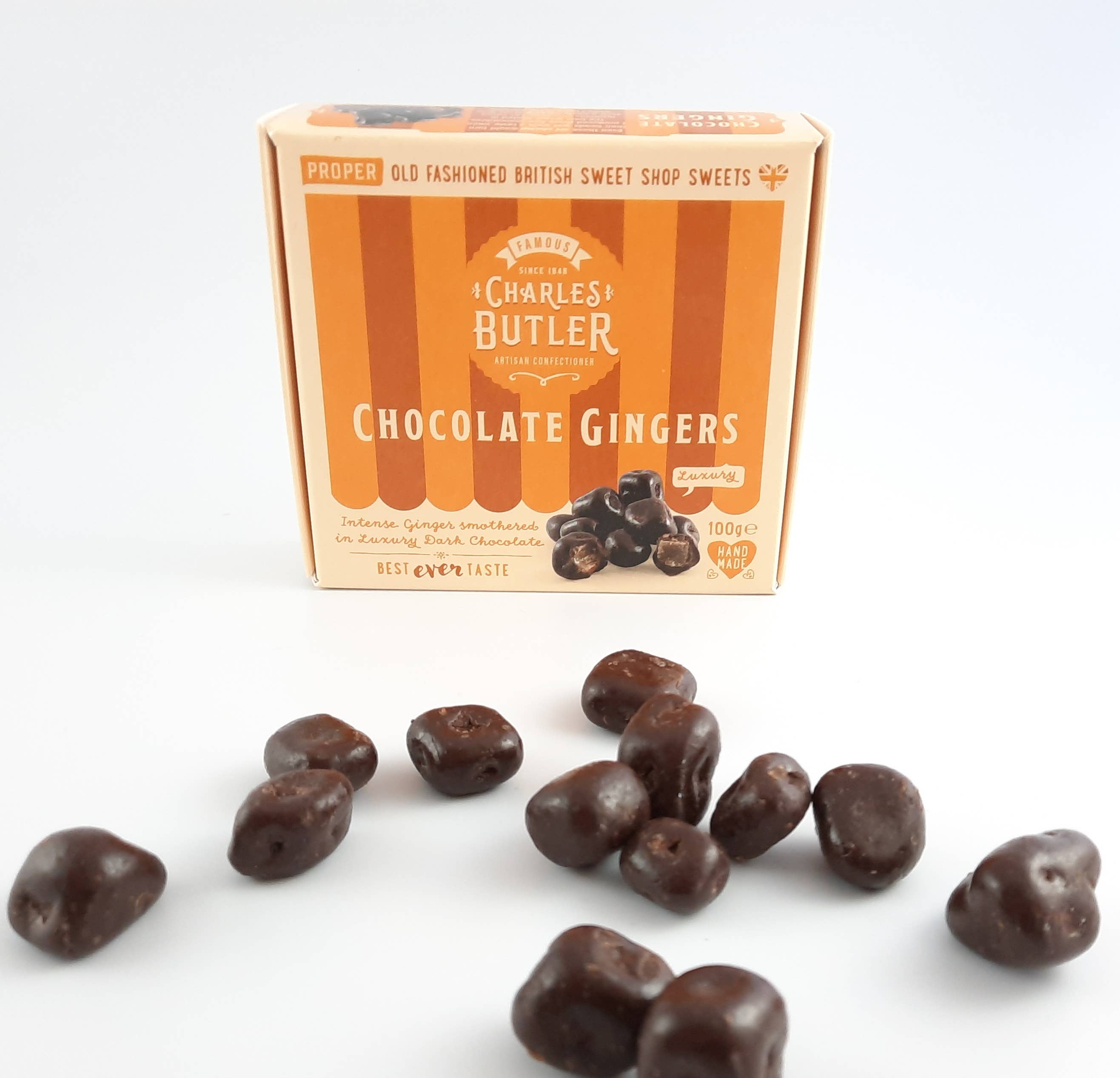 Charles Butler Chocolate Gingers 100g