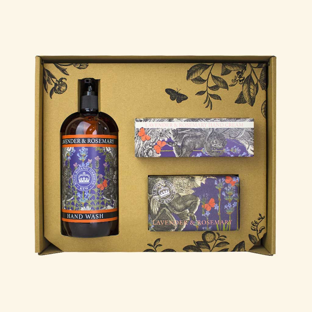 Kew Gardens Lavender & Rosemary Essential Gift Box