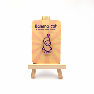 Banana Cat Pin - Snack Cats Collection