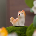 Laden Sie das Bild in den Galerie-Viewer, Gohobi Handmade Ceramic Shiba Inu Ornament Chopsticks Rest: Light Brown
