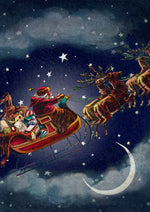 Laden Sie das Bild in den Galerie-Viewer, Starry Night Christmas Card
