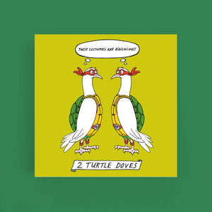 Two Turtle Doves- Christmas Card by Cardinky