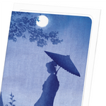 Laden Sie das Bild in den Galerie-Viewer, BEAUTY IN SPRING MOONLIGHT: Japanese Greeting Card
