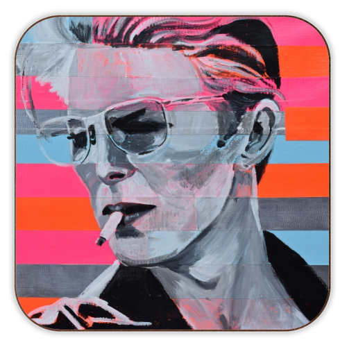 Coasters 'Neon Bowie'  cork