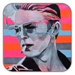 Load image into Gallery viewer, Coasters &#39;Neon Bowie&#39;  cork
