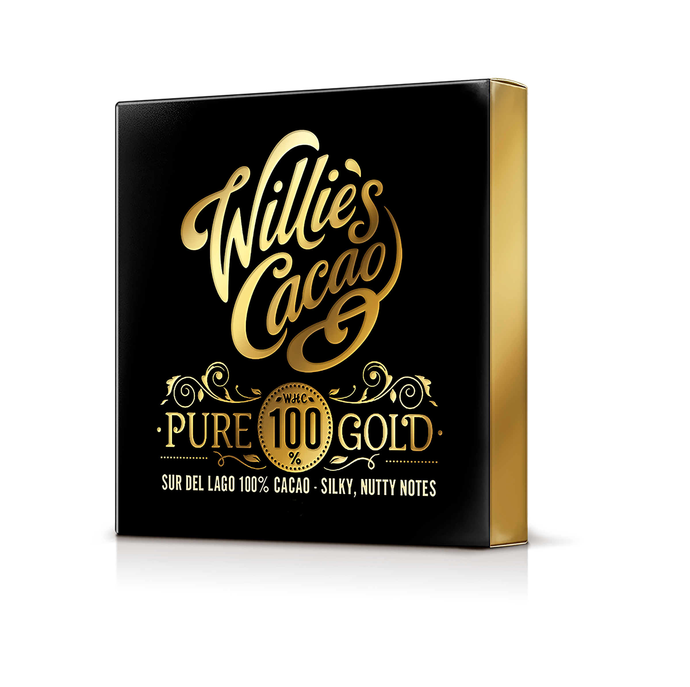 Pure Gold 100% Sur del Lago Cacao. Vegan. 40g bar