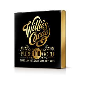 Pure Gold 100% Sur del Lago Cacao. Vegan. 40g bar