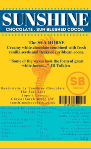 Sunshine Chocolate The Seahorse - white melt bar