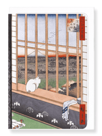 Laden Sie das Bild in den Galerie-Viewer, ASAKUSA RICE FIELDS CAT: Japanese Greeting Card
