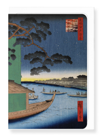 Laden Sie das Bild in den Galerie-Viewer, PINE OF SUCCESS (1856): Japanese Greeting Card
