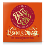 Laden Sie das Bild in den Galerie-Viewer, Luscious Orange. Dark chocolate with organge. Vegan. 50g bar
