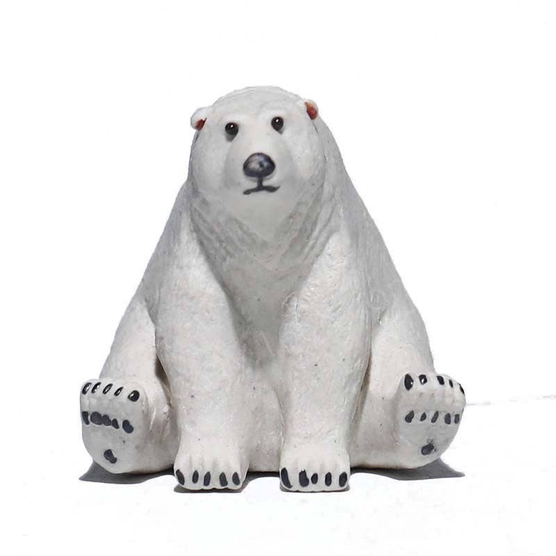 Gohobi Handmade Ceramic YiXing Clay Animals Ornament Tea pet: Polar bear