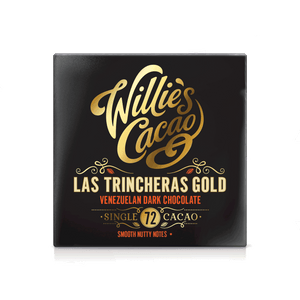 Las Trincheras 72% dark chocolate. Nutty. Vegan. 50g bar