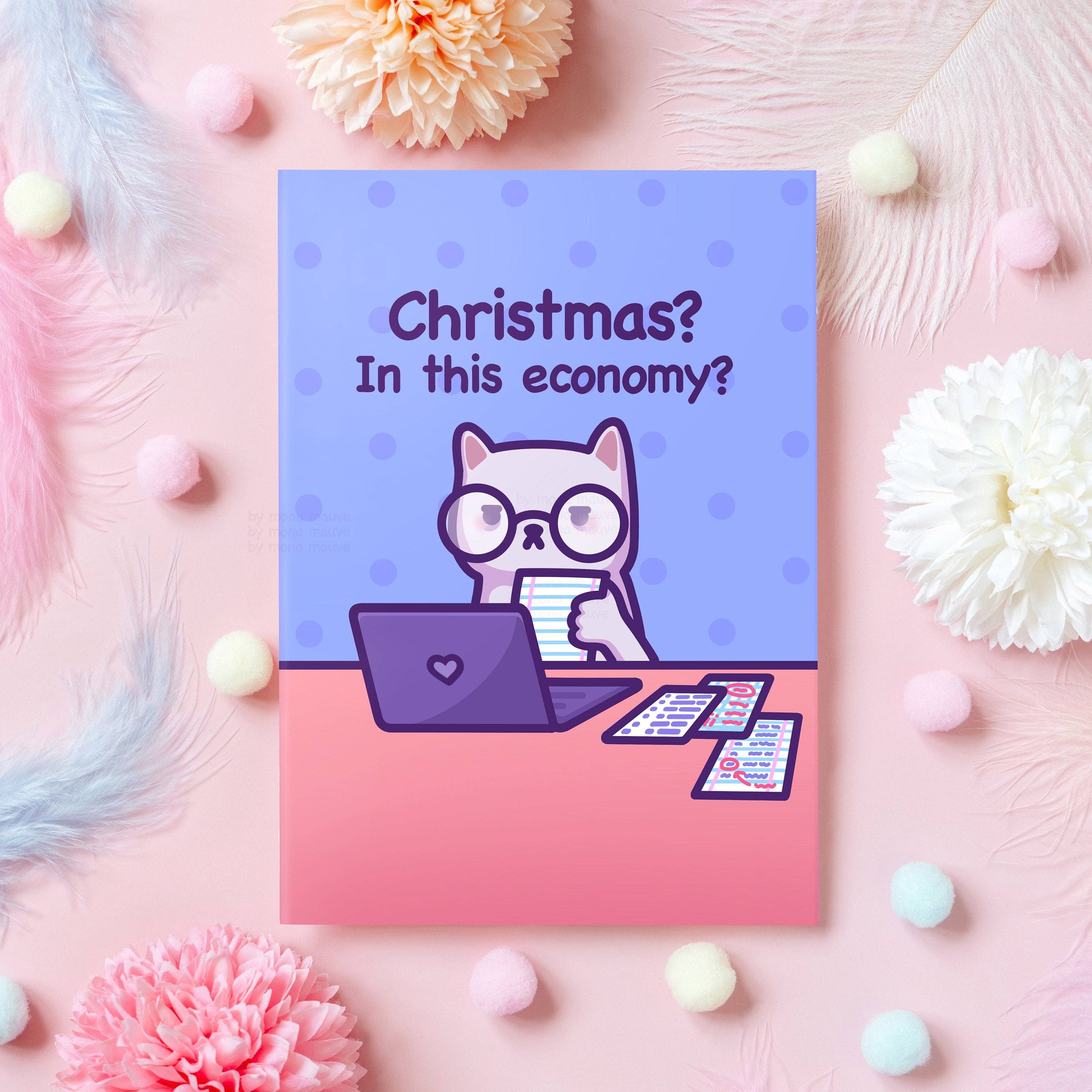 In This Economy? - Funny Cat Christmas Card