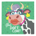 Load image into Gallery viewer, Coasters &#39;You Daft Cow!&#39;: Cork
