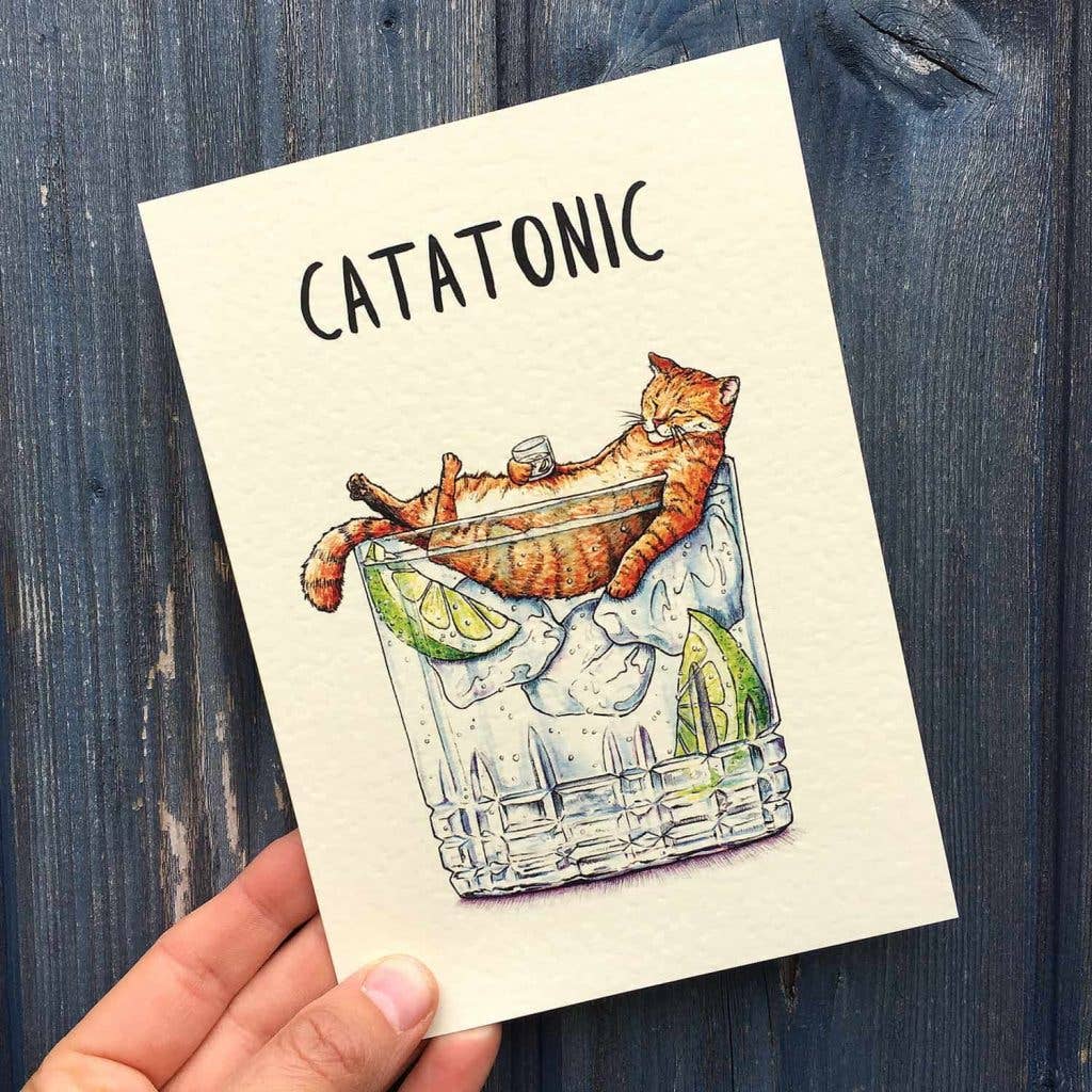 Catatonic Card - Everyday Card: 5" x 7"