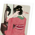 Carica l&#39;immagine nel visualizzatore di Gallery, BEFORE THE MIRROR: Japanese Greeting Card
