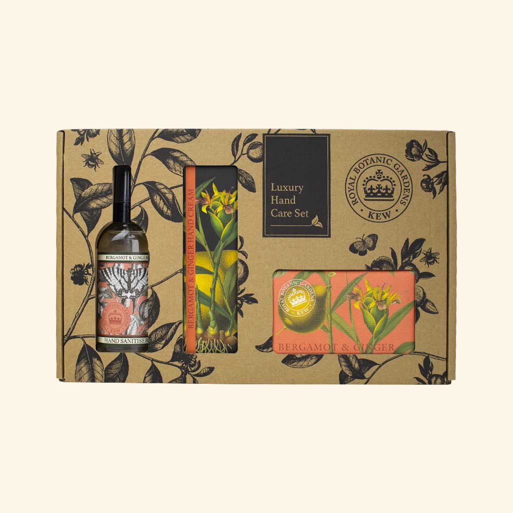 Kew Gardens Bergamot and Ginger Luxury Hand Care Gift Box