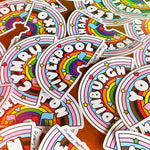 Laden Sie das Bild in den Galerie-Viewer, Van Life! Rainbow Pride Big Vinyl Sticker LGBTQ+
