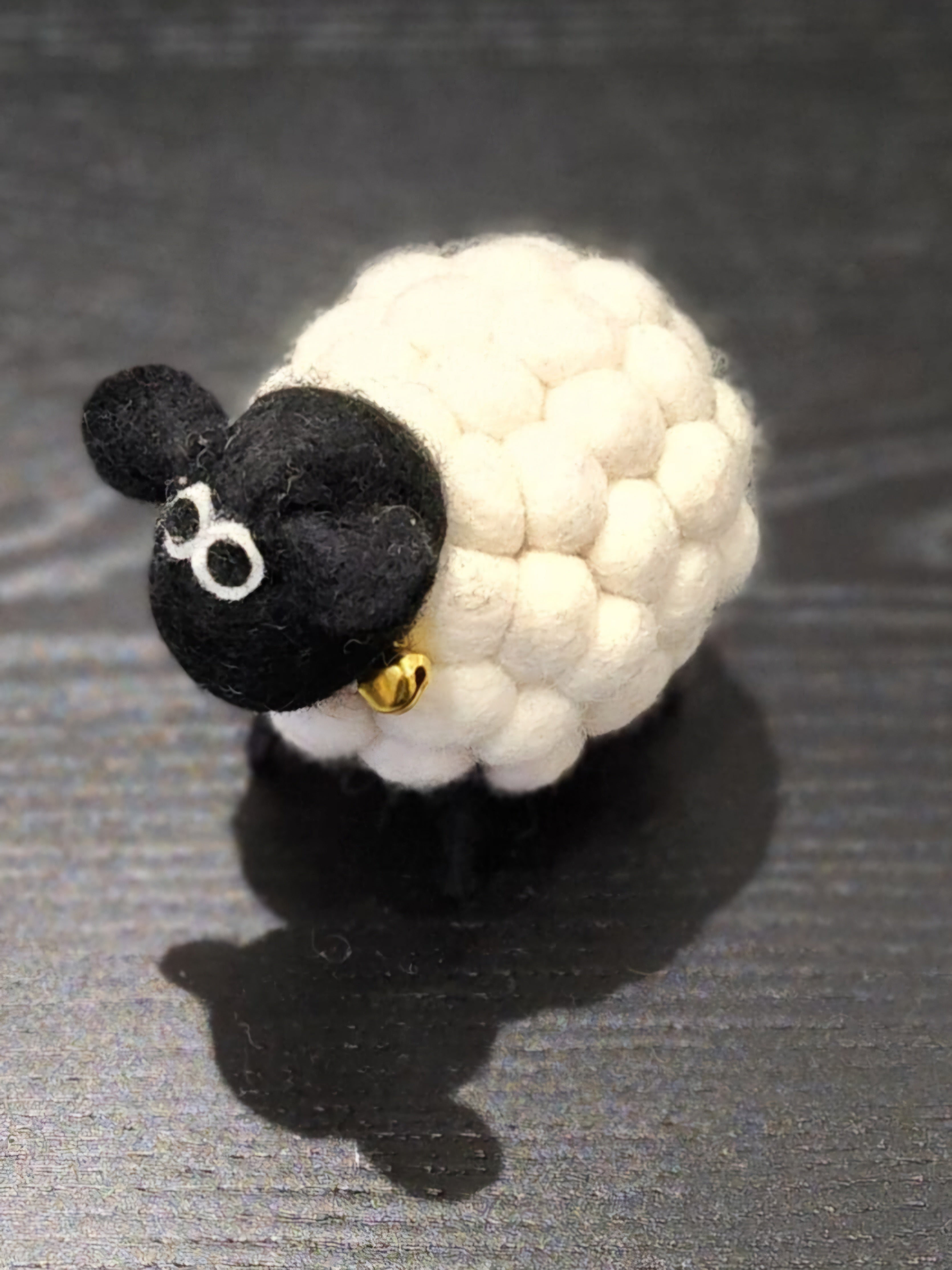 Sue Felt Wool Sheep - White