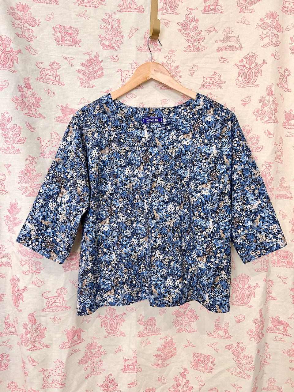 Forestland Blue Croptop