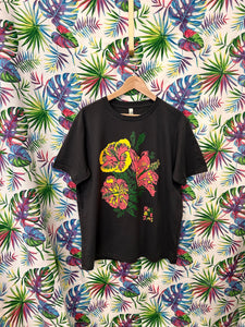 Lotus Flower Black T-shirt
