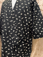 Load image into Gallery viewer, KURO Rabbit Cotton Yukata
