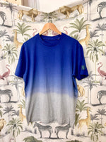 Load image into Gallery viewer, Blue Dip Dye organic cotton T-shirt
