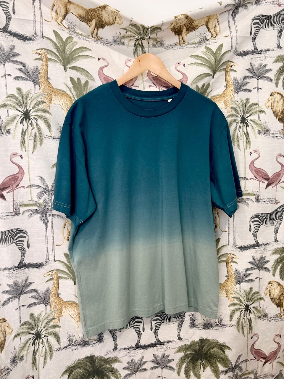 Sage Dip Dye organic cotton T-shirt