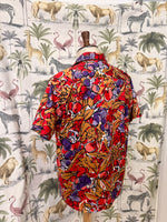 Load image into Gallery viewer, Apples and Grapes Cotton Sateen Shirt
