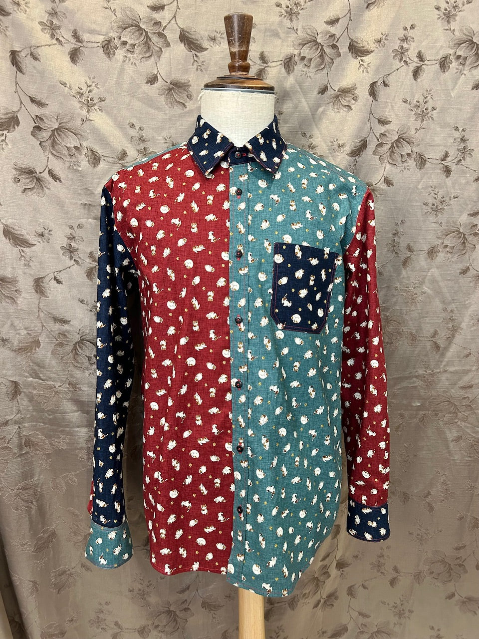 NEKOROBI Cat Three Colour Shirt