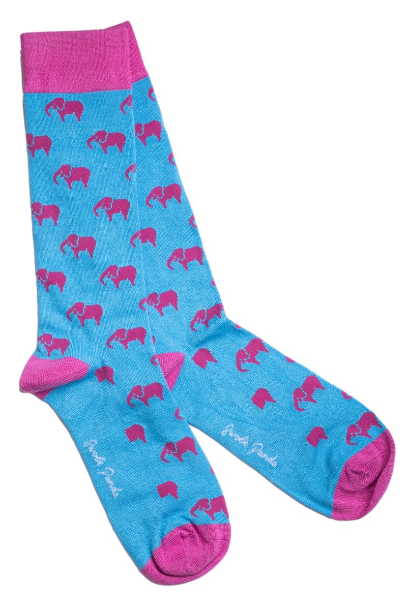 Elephant Bamboo socks Swole Panda size 7-11 SP355