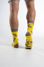 Load image into Gallery viewer, BAMBOO SOCKS | HARE SOCKS | WILDLIFE SOCKS: UK 3-7 (EU 36-40)
